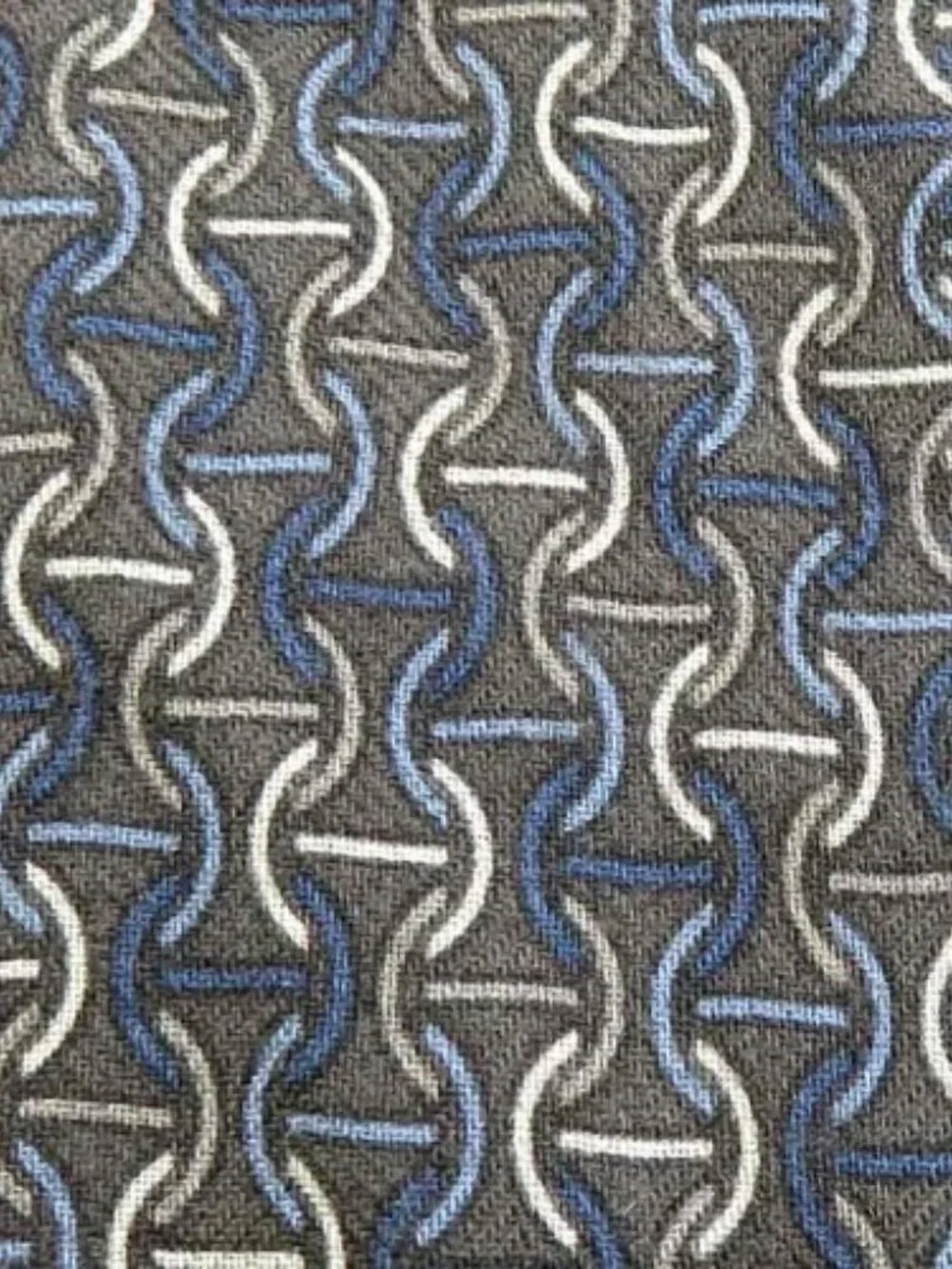 Auth HERMES Stole Shawl Scarf Charcoal Gray/Blue Cashmere/Silk - e61198a - Picture 3 of 8